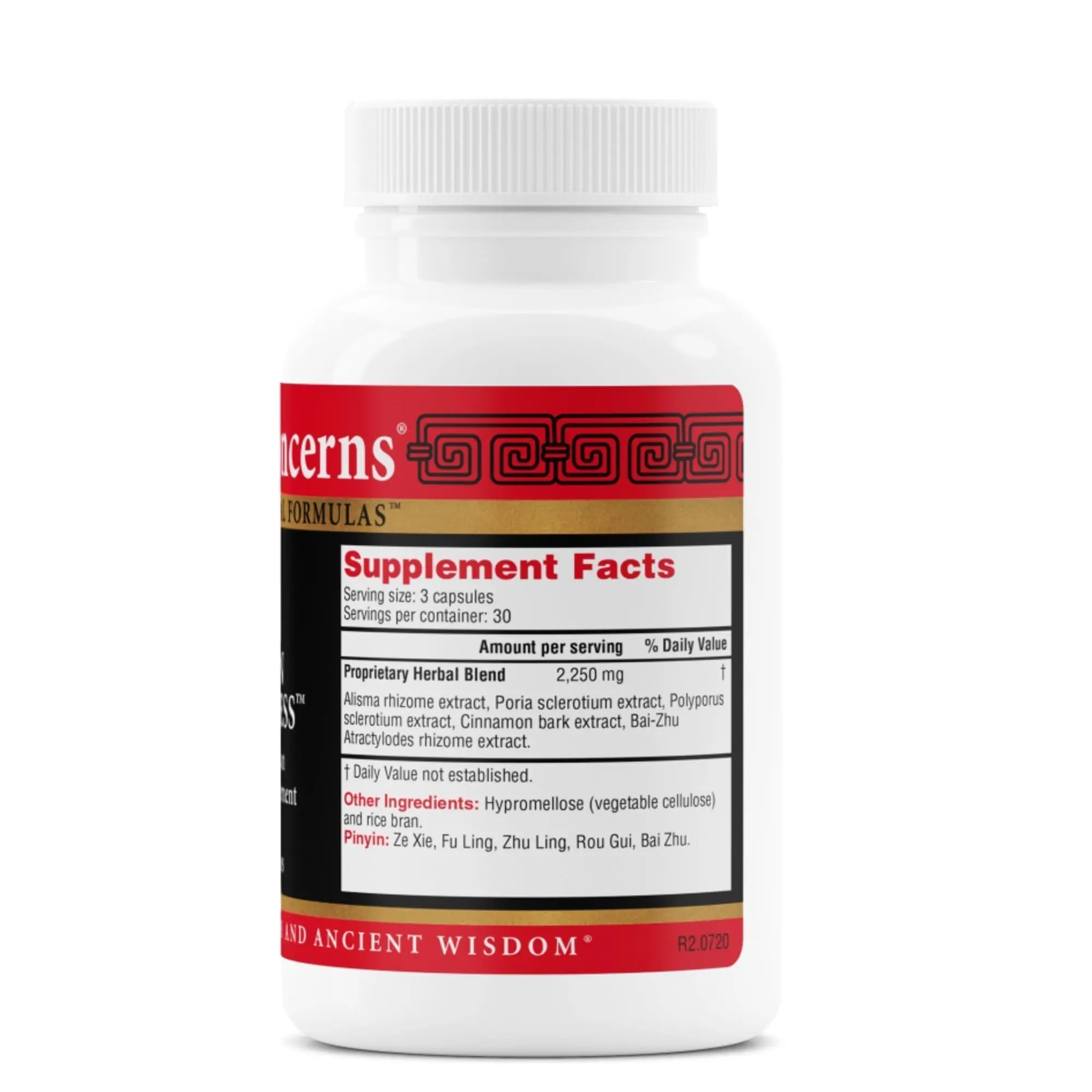 Health Concerns Drain Dampness – Kidney Support – Water Retention Relief – Chinese Herbal Formula with Alisma, Poria, Polyporus, Cinnamon – 2250 mg of a Proprietary Herbal Blend – 90 Capsules Health ConcernsAu supplements