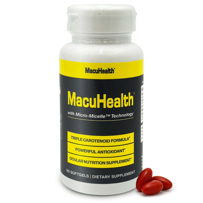 Macuhealth Triple Carotenoid Formula - Eye Vitamins for Adults - 90 Softgels, 3 Month Supply MacuhealthUS supplements