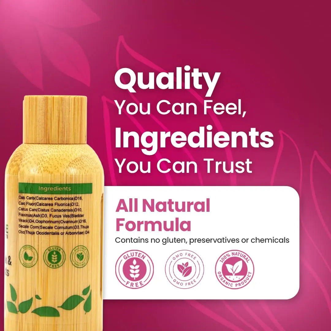 Fibroid Shrink & Ovarian Cysts BM36 - Helps Shrink Fibroids and Ovarian Cysts, Balance Estrogen Levels and Prevent Regrowth, Support for Menstrual Pain and Painful Intercourse, 30 mL Drops | Bestmade Bestmade Naturalproducts.comAu supplements