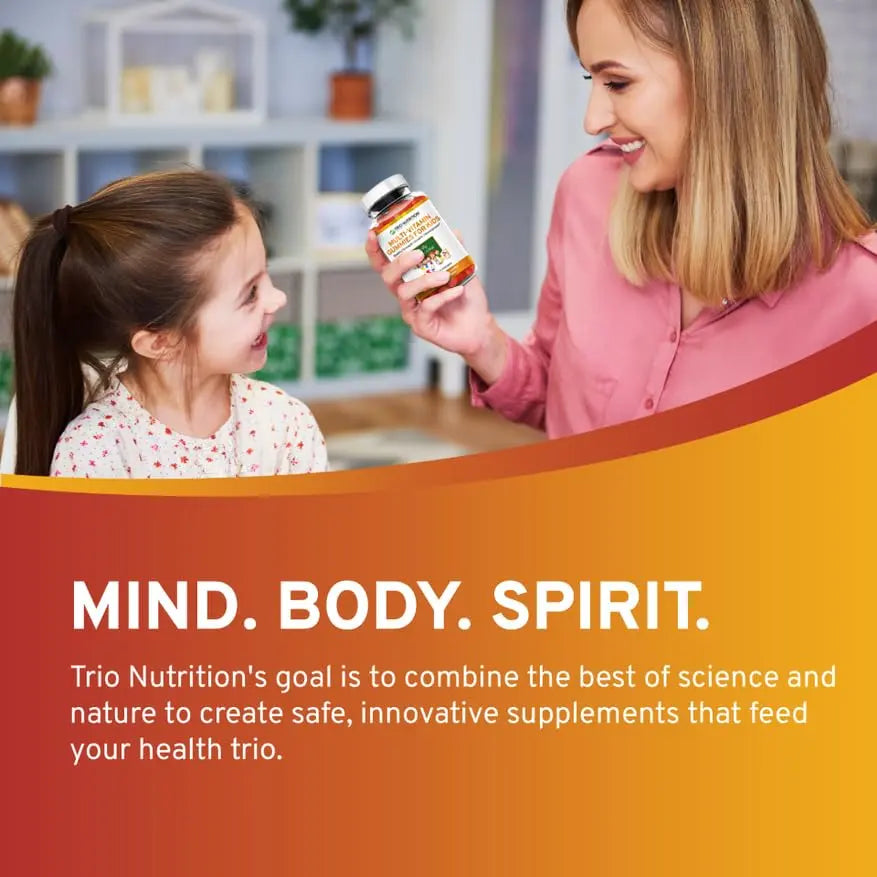 TRIO NUTRITION Premium Kids Multivitamin Gummies with Vitamin C & Zinc for Immune & Energy Support | TRIO NUTRITIONAu supplements
