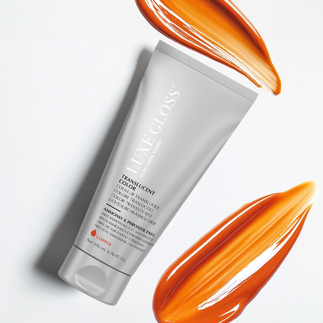 ECRU New York LUXE GLOSS Hair Gloss for Enhanced Color and Glass-Like Shine, Copper Ecru New YorkAu supplements