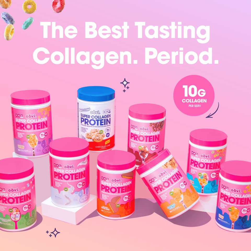 Obvi Collagen Peptides, Protein Powder, Keto, Gluten and Dairy Free, Hydrolyzed Grass ObviAu supplements