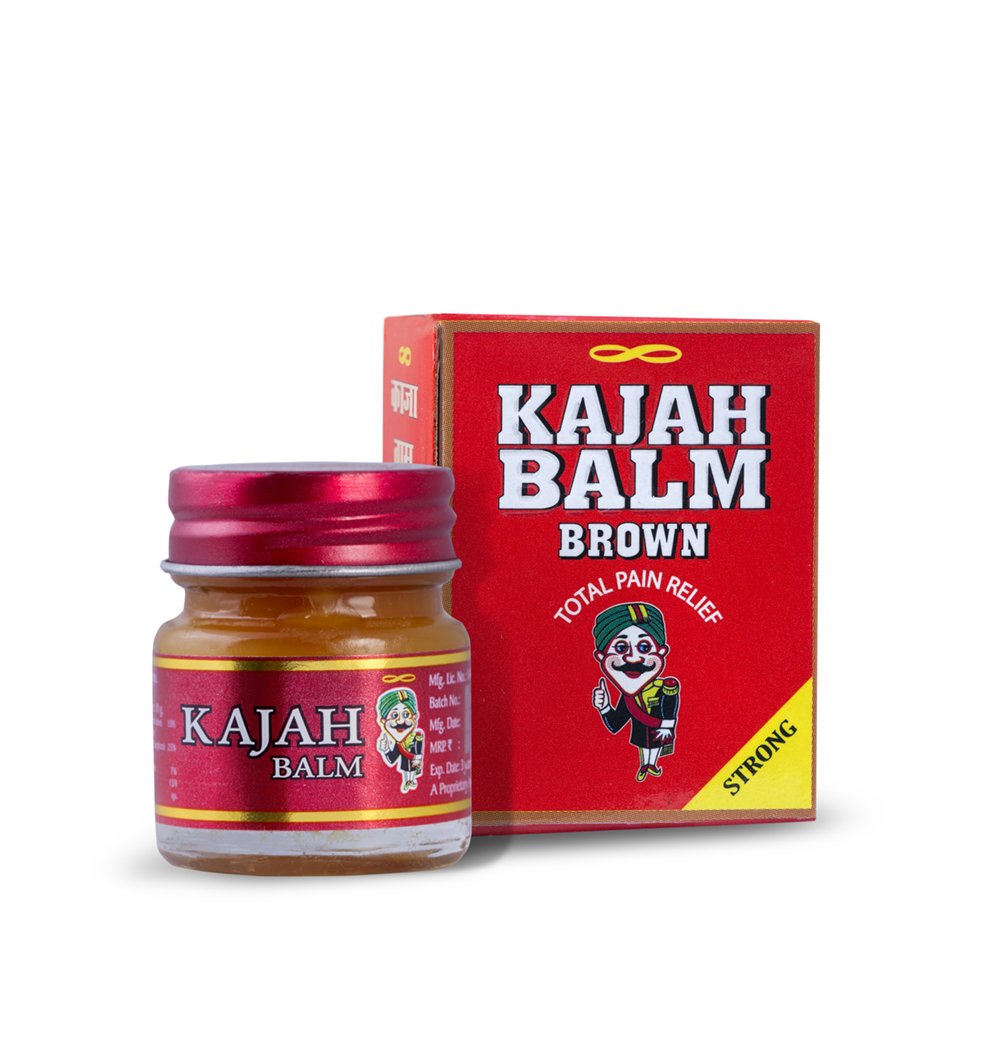 Kajah Brown Balm 10Gms (Pack of 5) RajahAu supplements