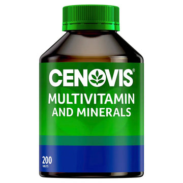 Cenovis Multivitamin and Minerals 200 Tablets CenovisAu supplements