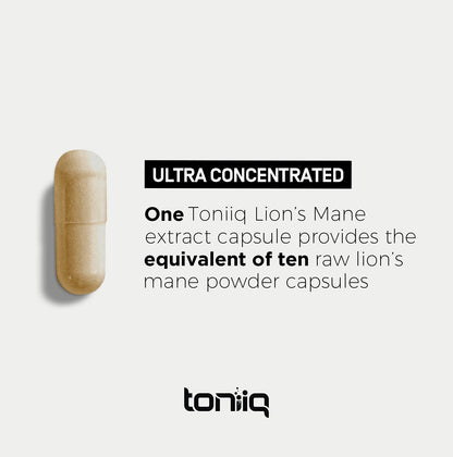 Toniiq 18,000mg 10x Concentrated Ultra High Strength Extract - Made with Organic Lions ToniiqUS supplements