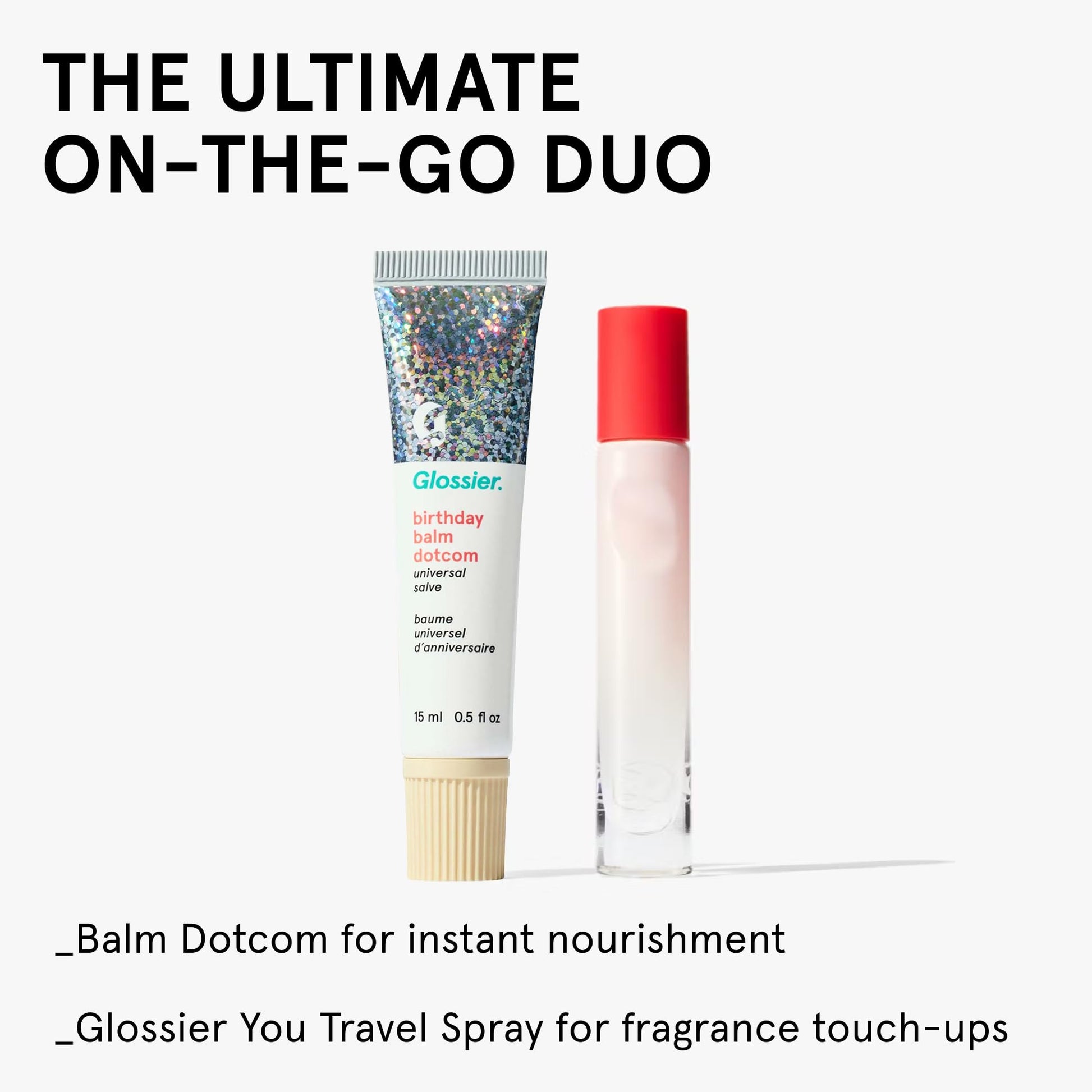 Glossier Balm Dotcom Hydrating Lip Balm - Universal Salve, Up to 12Hr Moisture - Lanolin, Beeswax & Castor Oil for Dry Lips, Cuticles & Skin - Birthday, Clear Soft Shimmer, 15ml GlossierAu supplements