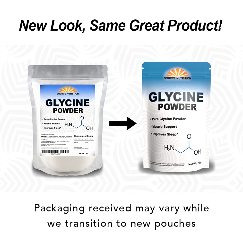Glycine Powder (2 lbs) - Promotes Restful Sleep, Muscle Energy and Strength, Memory and Cognition Support (Resealable Bag) TradeKingAu supplements
