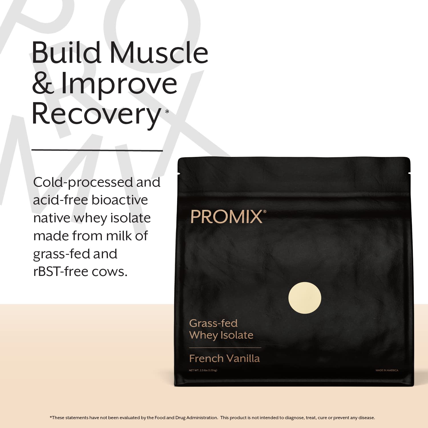 Promix Whey Protein Isolate Powder - Grass-Fed & 100% All Natural - ­Post Workout ProMix NutritionUS supplements