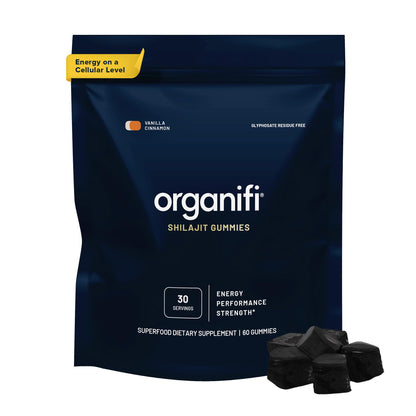 Organifi - Shilajit Gummies - Supports Natural Energy and Strength - Vanilla Cinnamon OrganifiUS supplements