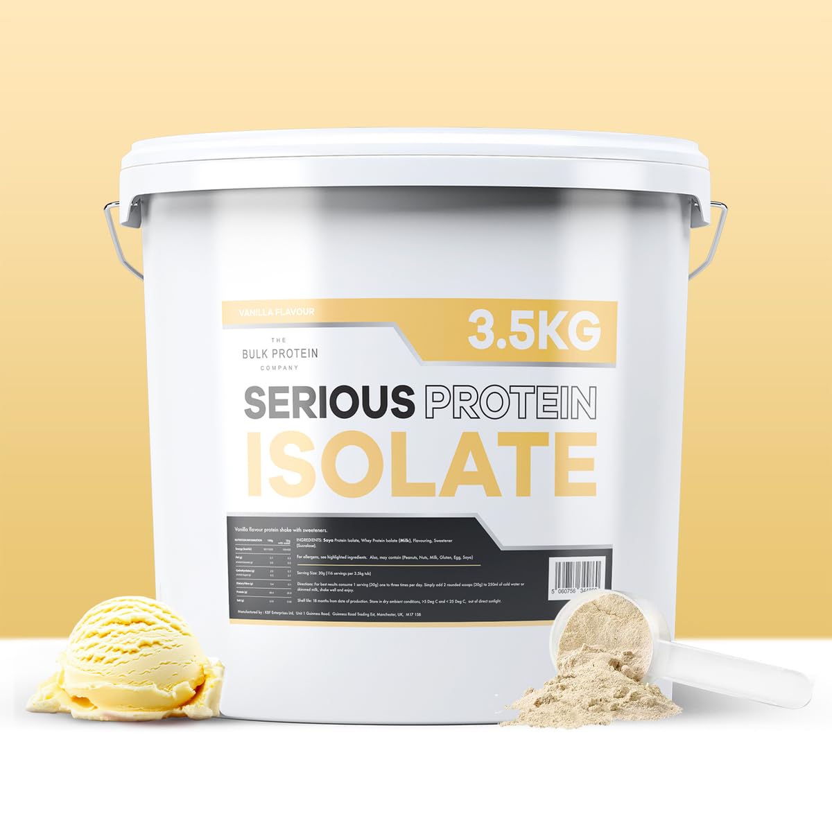 The Bulk Protein Company, Serious Protein Isolate – 3.5kg – Whey Protein Iso The Bulk Protein CompanyAu supplements