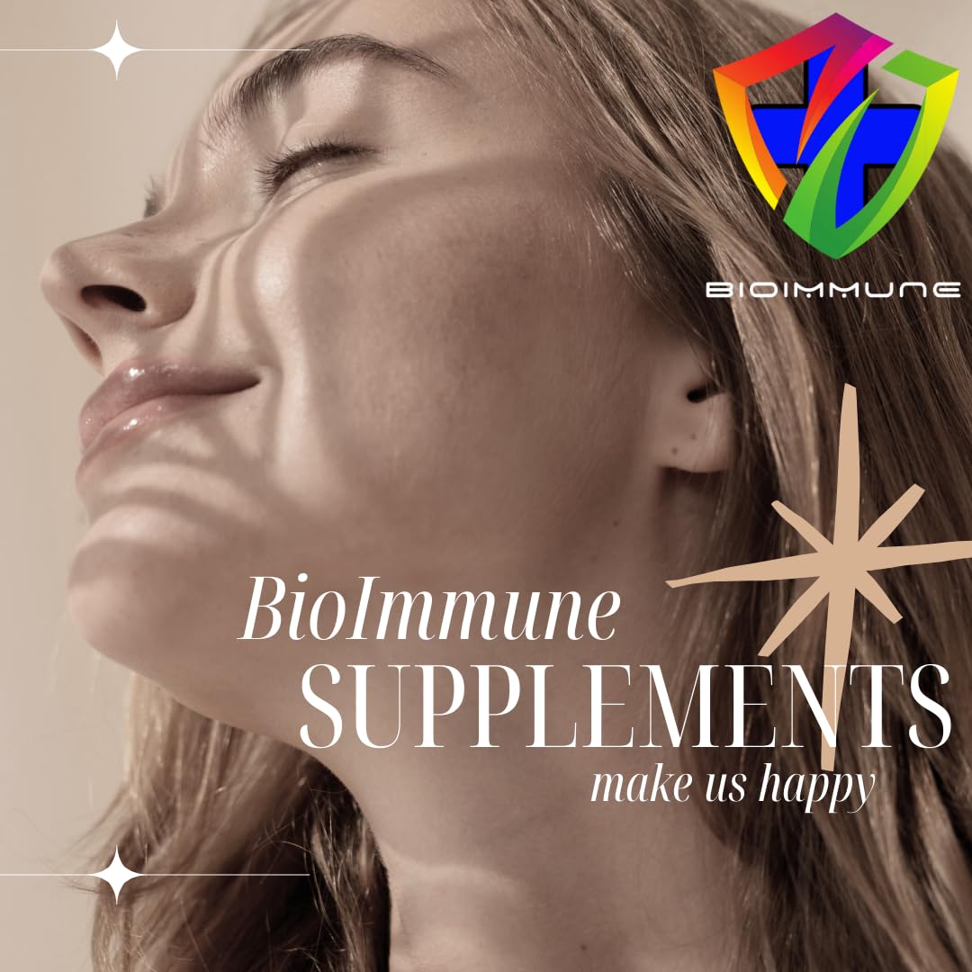BioImmune NAD+ Supplement. Exclusive Formula w/Patent Pending RiboYOUNG™. Nicotinamide Riboside, Quercetin, Resveratrol, Betaine NRF2 Activator. Anti Aging True NAD Supplement BioImmuneAu supplements