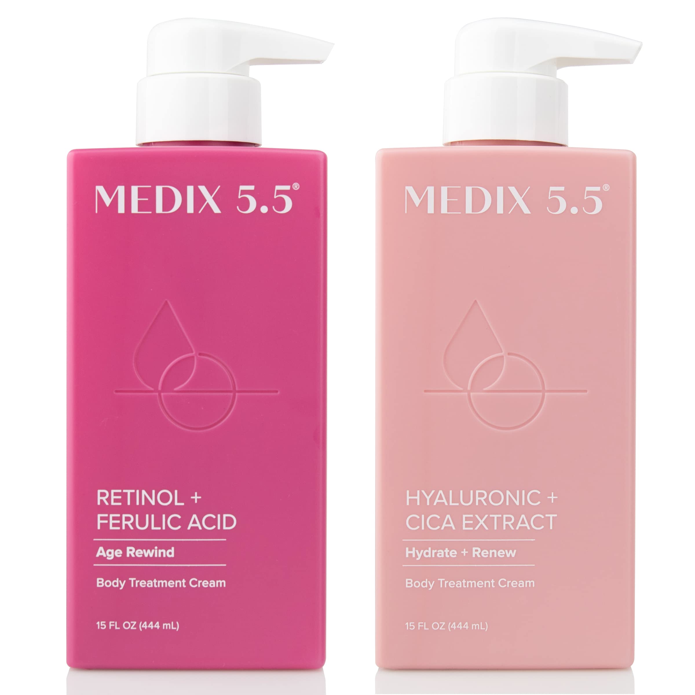 Medix 5.5 Retinol Body Lotion + Hyaluronic Acid Cream, Moisturizer Body & Face Lotion Medix 5.5US supplements