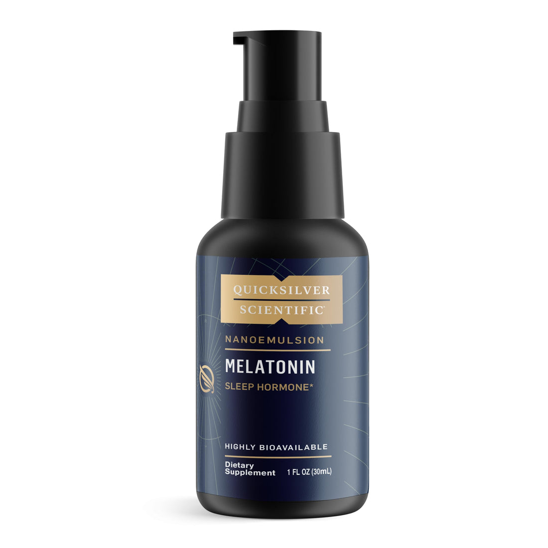 Quicksilver Scientific Liposomal Melatonin - Bedtime, Jet Lag & Immune Support Liquid for Adults - Efficient, Superior Absorption 1mg to Minimize Morning Drowsiness (30 ml) Quicksilver ScientificUS supplements