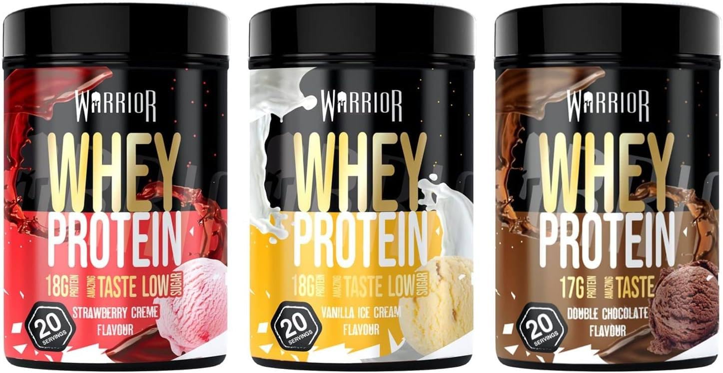 Warrior Whey Protein Powder – Up to 36g* of Protein Per Shake – Low Sugar, and Low Carbs WarriorAu supplements