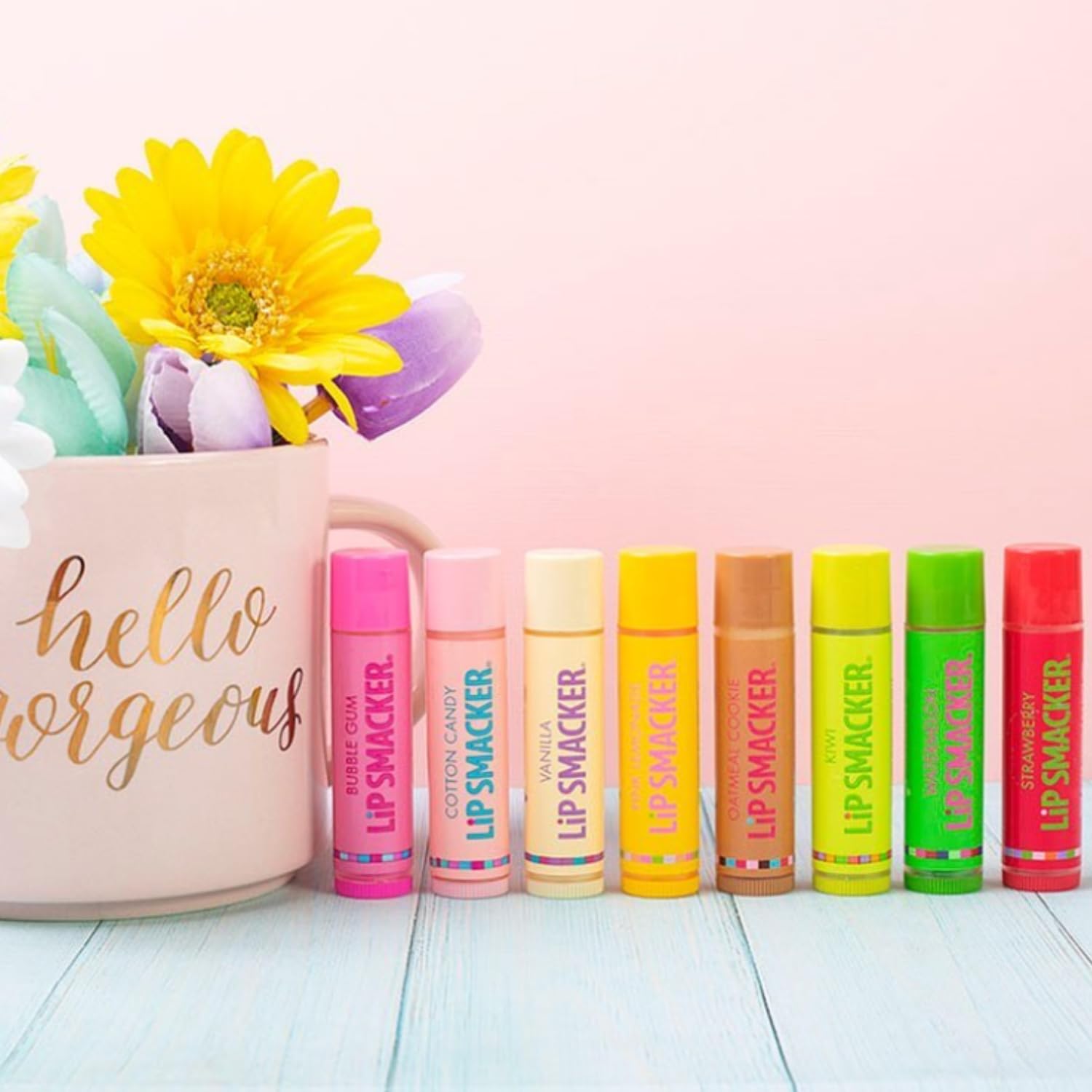 Lip Smacker Original & Best Holiday Flavored Lip Balm Party Pack, Oatmeal Cookie, Vanilla, Mango, Watermelon, Tropical Punch, Cotton Candy, Kiwi, Strawberry, Clear Lip SmackerAu supplements