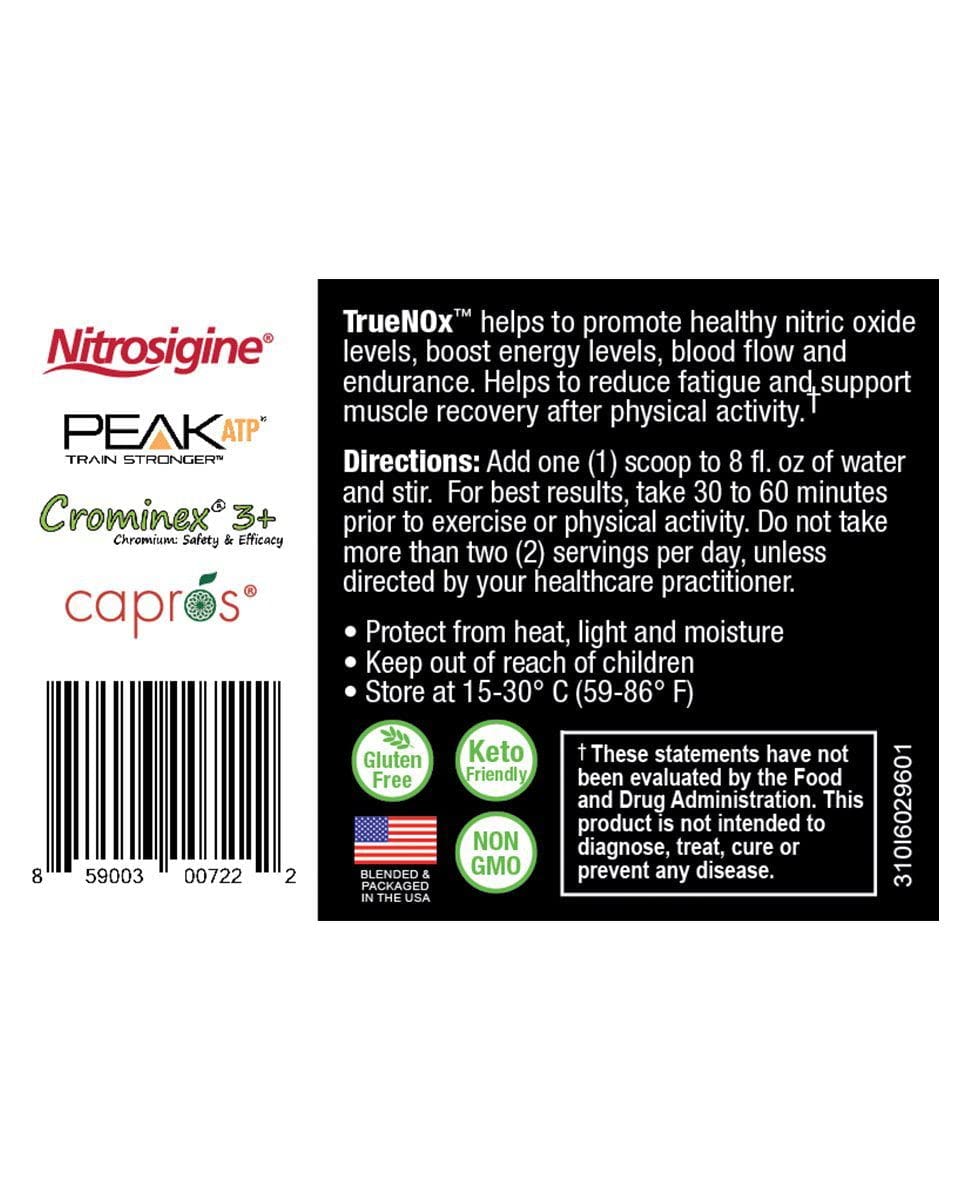 NatureCity True-NOx Nitric Oxide Supplements for Men and Women - Pre-Workout Booster NatureCityUS supplements