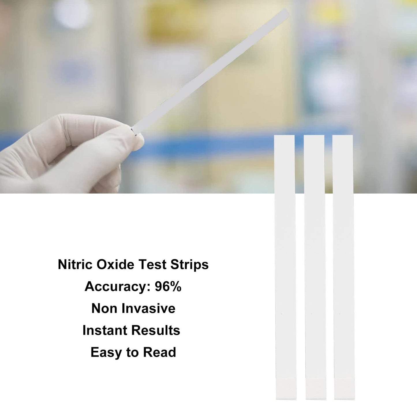 Nitric Oxide Indicator Strips, Saliva Nitric Oxide Testing Strip - Get Results in Just 15 Seconds FILFEELUS supplements