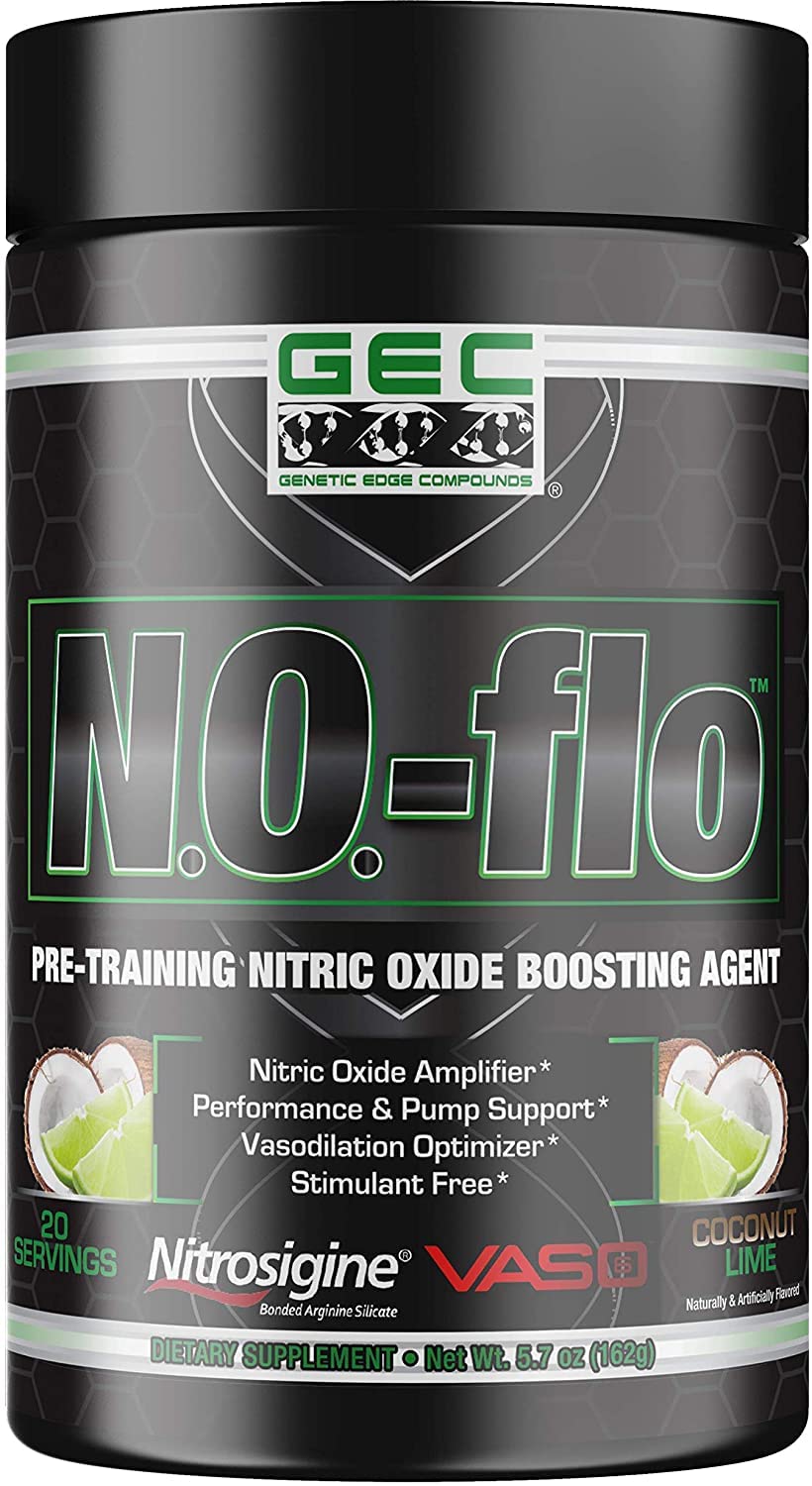 GEC N.O.- flo Nitric Oxide (Coconut Lime) GENETIC EDGE COMPOUNDSUS supplements