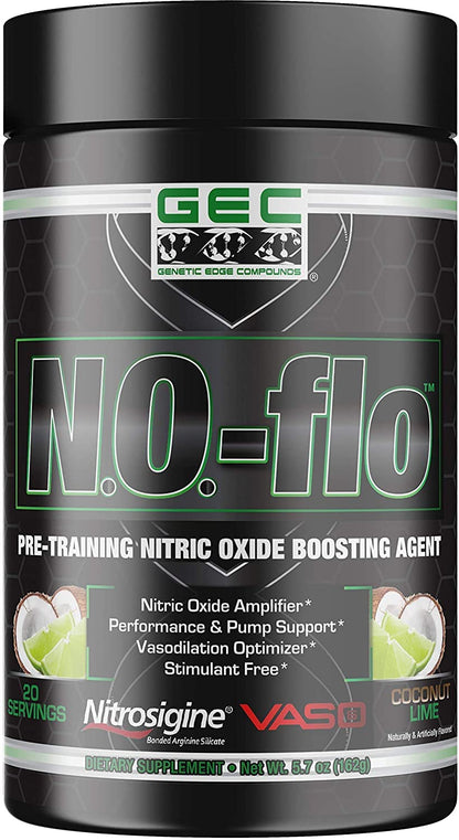 GEC N.O.- flo Nitric Oxide (Coconut Lime) GENETIC EDGE COMPOUNDSUS supplements