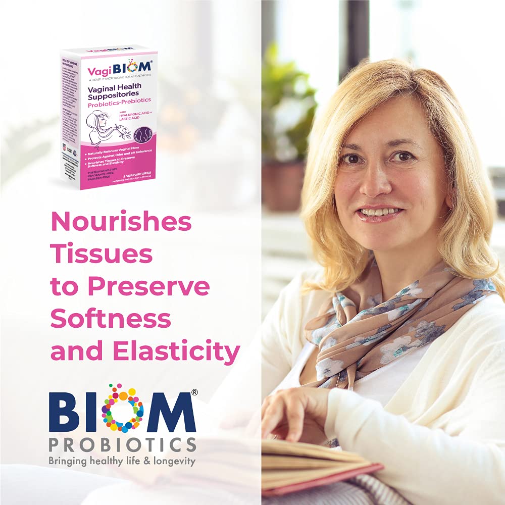 VagiBiom Lactobacillus Suppository: Microbiome Flora balance and Odor Control Regimen VagiBiomAu supplements
