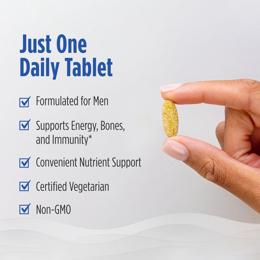 Nordic Naturals Men’s Multivitamin One Daily - Bone, Energy, & Blood-Vessel Support - Immunity Supplement - 20 Essential Nutrients - 30 Tablets - 30 Servings Nordic NaturalsAu supplements