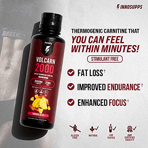 InnoSupps Volcarn 2000 - Advanced Fat Burning Liquid | L-Carnitine, GBEEC, Boost Energy InnoSuppsUS supplements