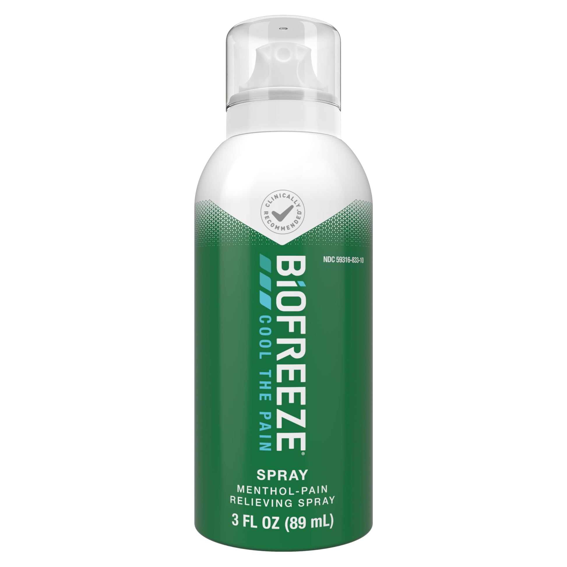 Biofreeze Menthol Pain Relieving Spray 3 FL OZ Colorless Aerosol Spray for Pain Relief Associated with Sore Muscles, Arthritis, Simple Backaches, and Joint Pain (Packaging May Vary) BiofreezeAu supplements