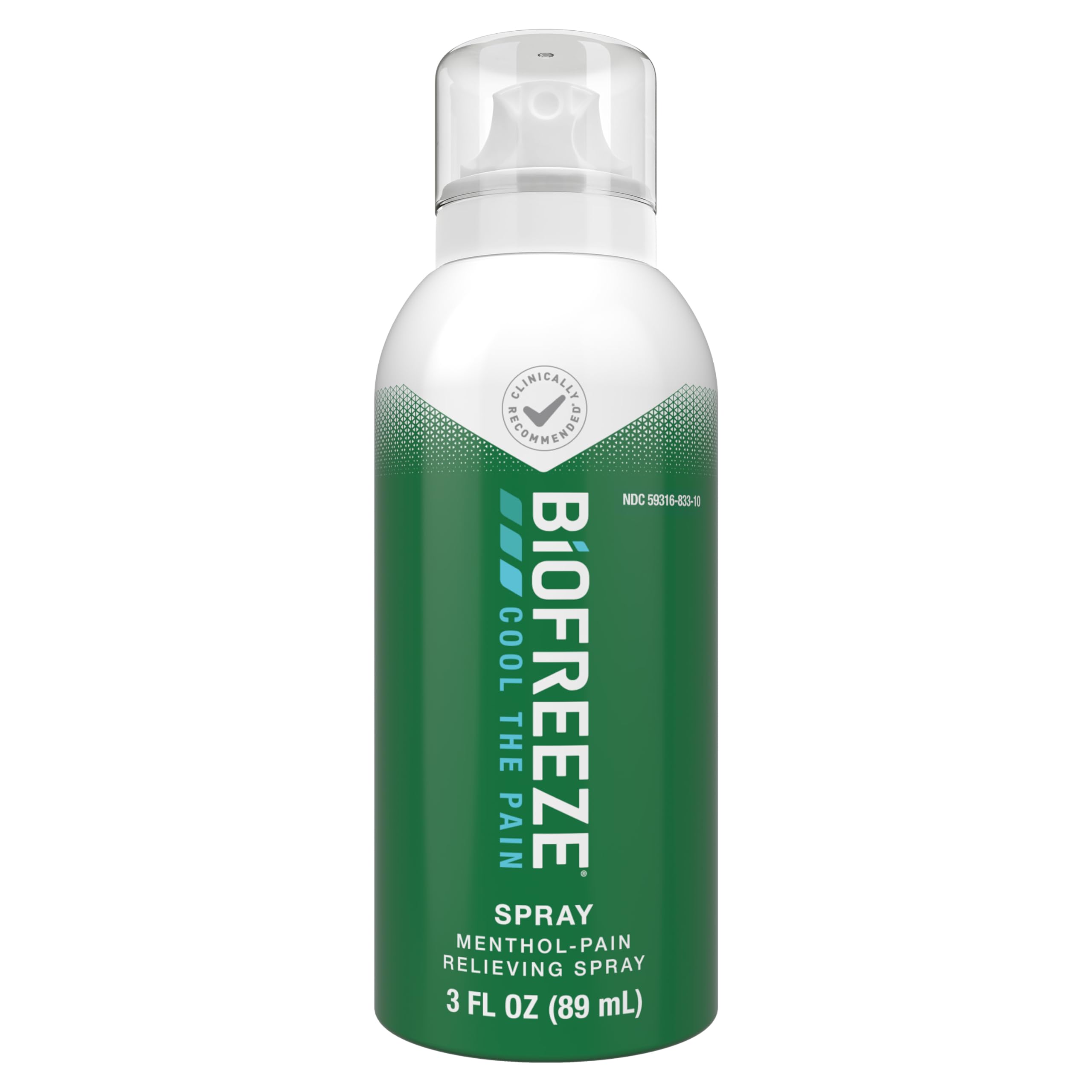 Biofreeze Menthol Pain Relieving Spray 3 FL OZ Colorless Aerosol Spray for Pain Relief Associated with Sore Muscles, Arthritis, Simple Backaches, and Joint Pain (Packaging May Vary) BiofreezeAu supplements