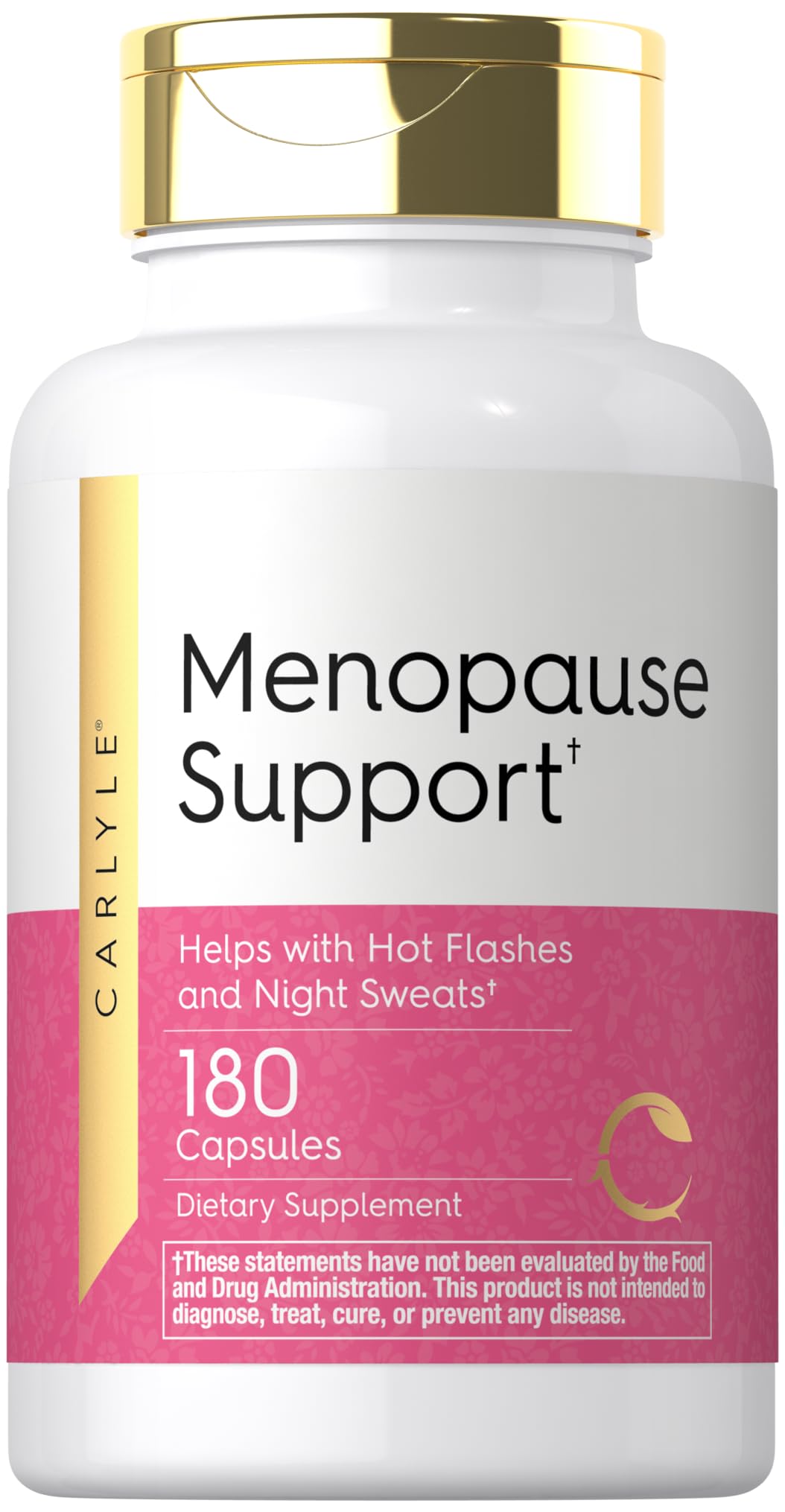 Carlyle Menopause Supplement for Women | 180 Capsules | Helps with Hot Flashes and Night Sweats | Non-GMO, Gluten Free Menopause Support CarlyleAu supplements
