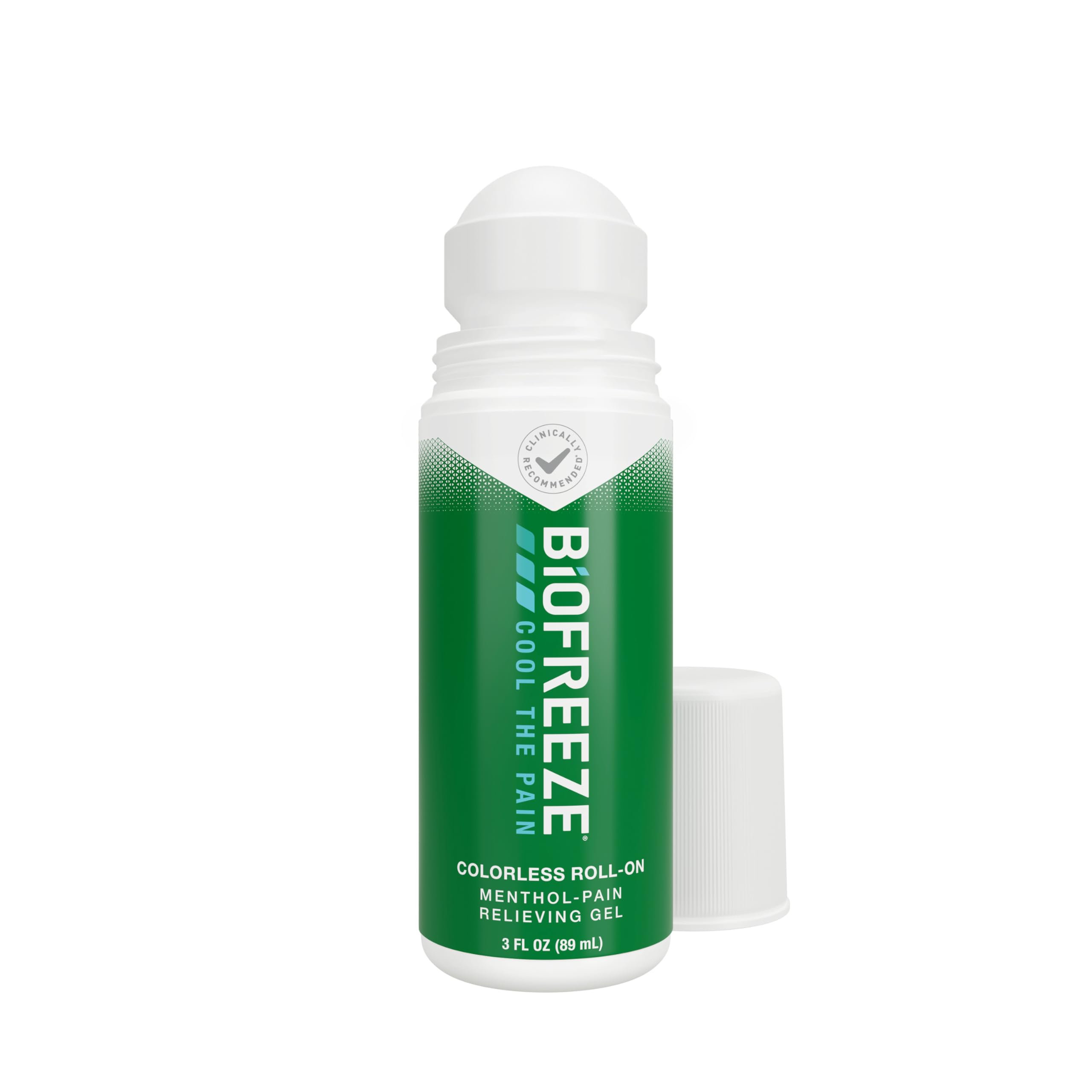 Biofreeze Roll-On Pain-Relieving Gel 3 FL OZ, Colorless Topical Pain Reliever For Muscles And Joints From Arthritis, Backache, Strains, Bruises, & Sprains BiofreezeAu supplements