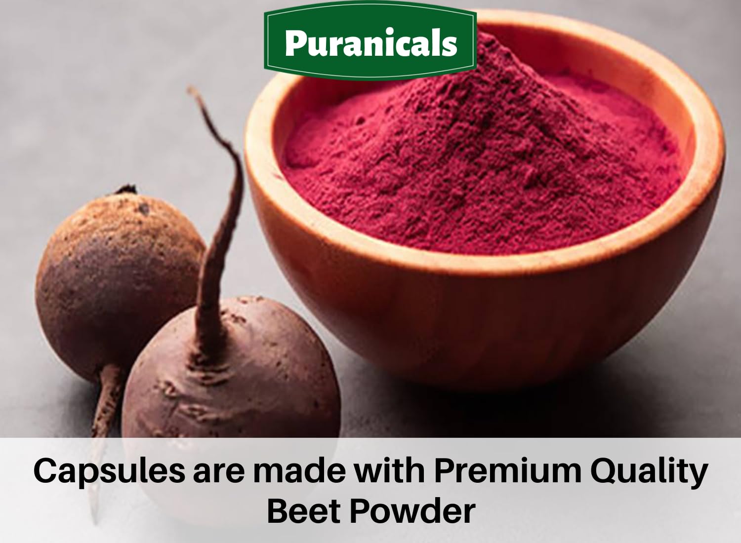 Puranicals Beet Premium 320 Capsules Nitric Oxide Booster | Herbal Supplement | 900 mg PuranicalsAu supplements