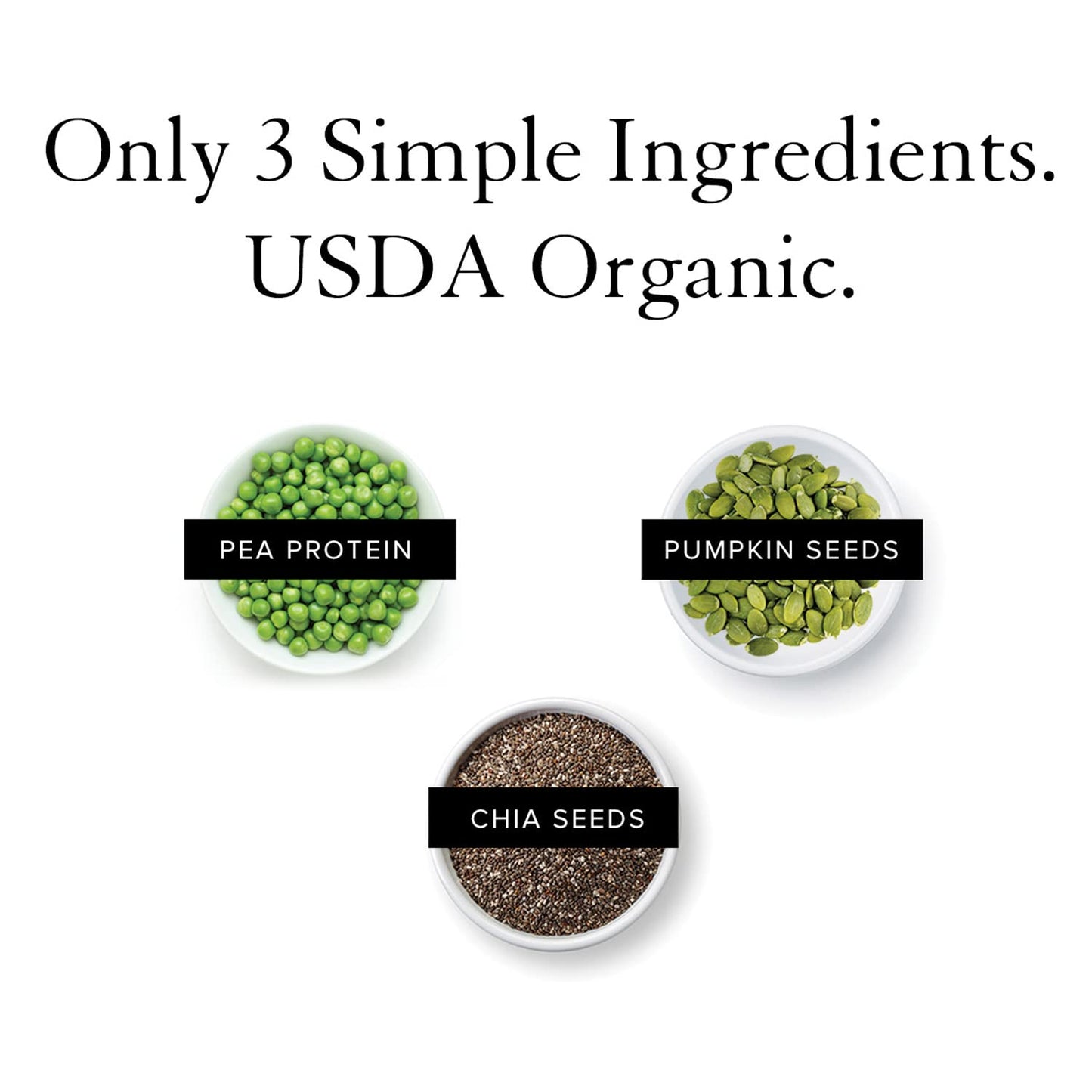Truvani Organic Vegan Protein Powder Unflavored - 20g of Plant Based Protein, Organic TruvaniUS supplements