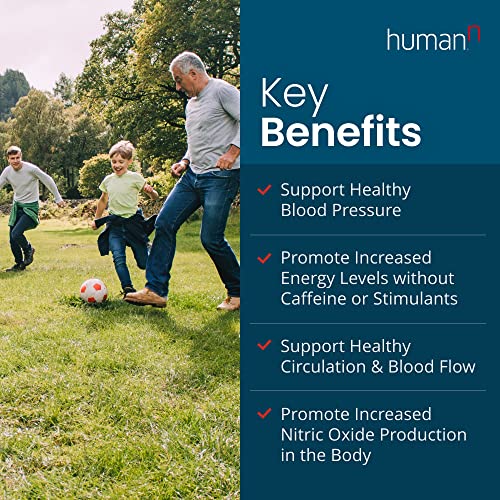HumanN SuperBeets - Beet Root Powder - Nitric Oxide Boost for Blood Pressure, Circulation & Heart Health Support - Non-GMO Superfood Supplement - Natural Black Cherry Flavor, 30 Servings humanNUS supplements