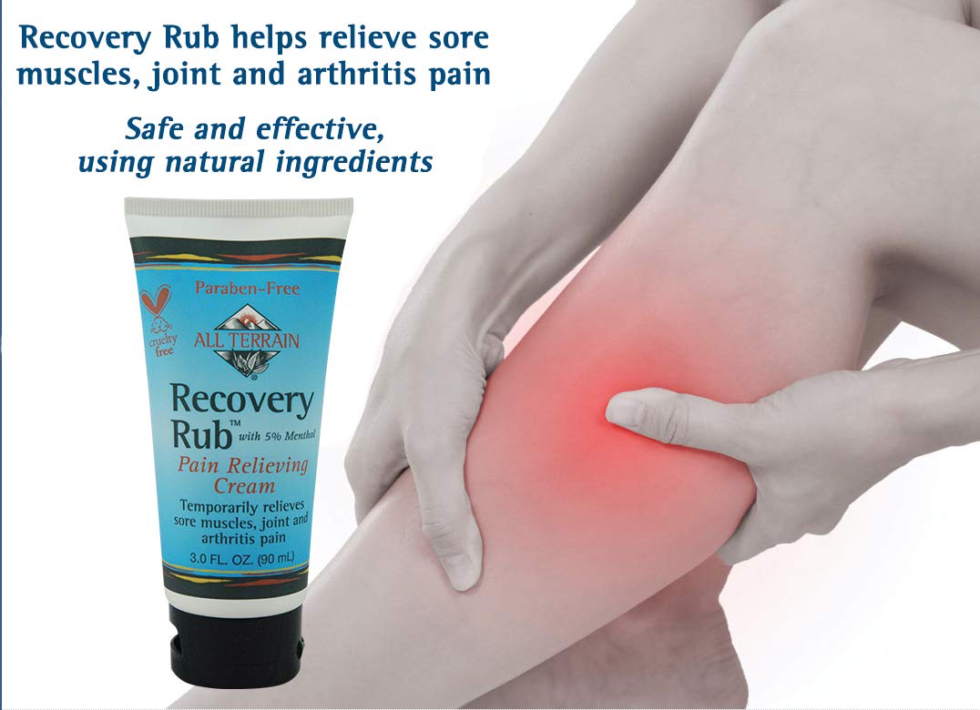 All Terrain Recovery Rub Soothing Massage Cream 3oz, Natural Relief for Muscle Aches and Pains All TerrainAu supplements