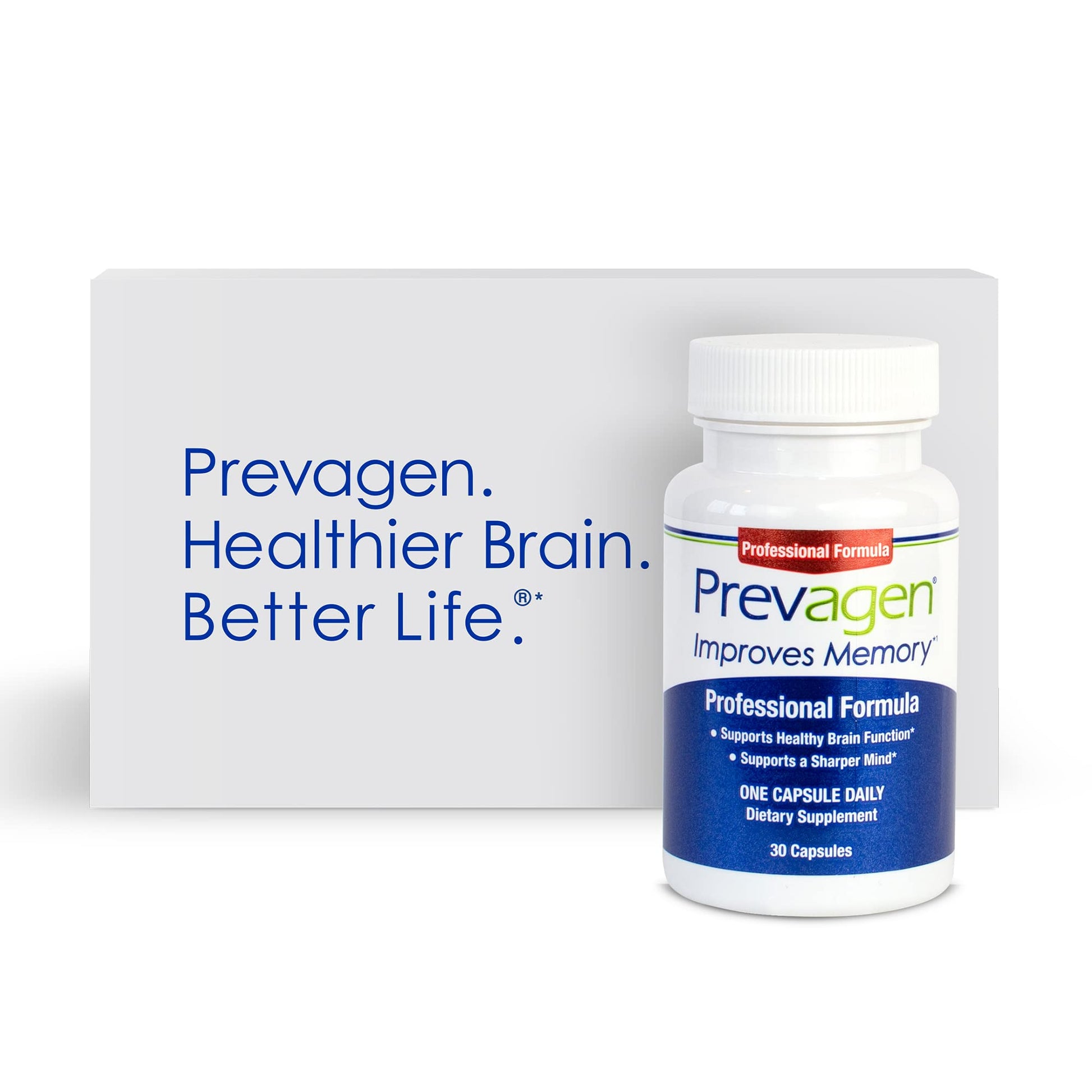 Prevagen Improves Memory - Professional Formula 40mg, 30 Capsules |1 Pack| with Apoae PrevagenUS supplements