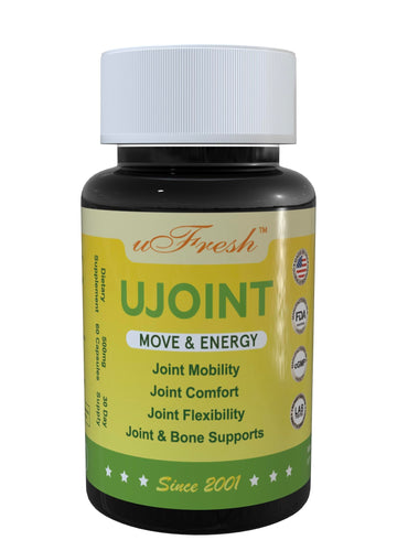 UJoint Move & Energy Joint Flexibility and Mobility Dietary Supplements, 30 Day Supply, 60 Capsules (1) uFreshAu supplements