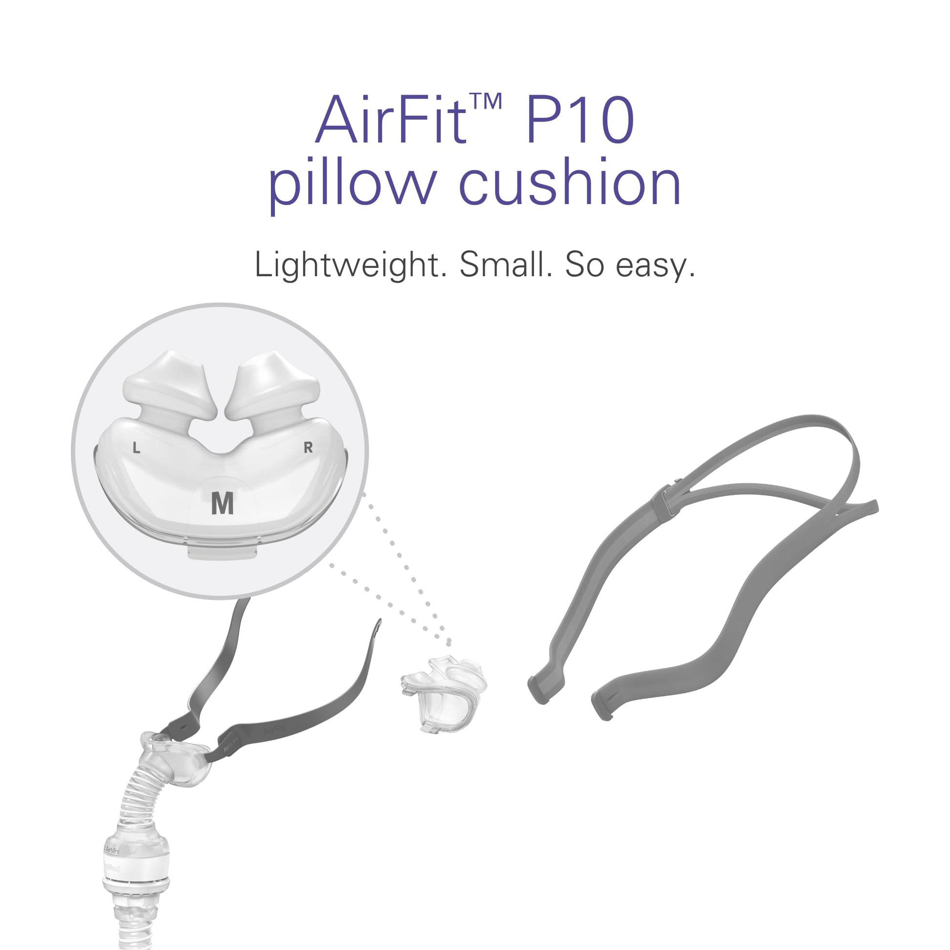 ResMed AirFit P10 Nasal Pillow Replacement Cushion - Medium ResMedAu supplements