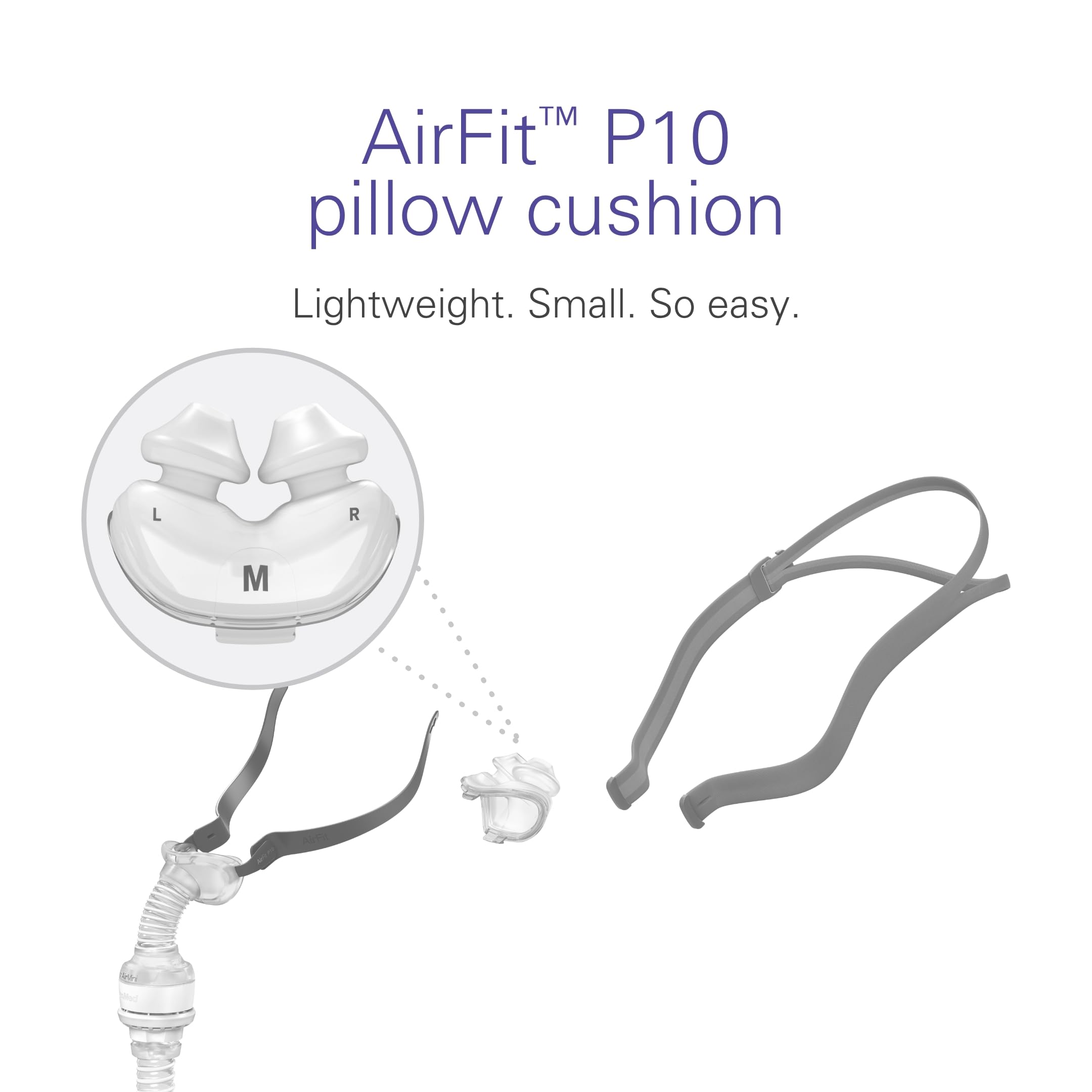 ResMed AirFit P10 Nasal Pillow Replacement Cushion - Medium ResMedAu supplements