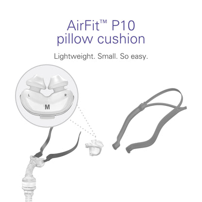 ResMed AirFit P10 Nasal Pillow Replacement Cushion - Medium ResMedUS supplements