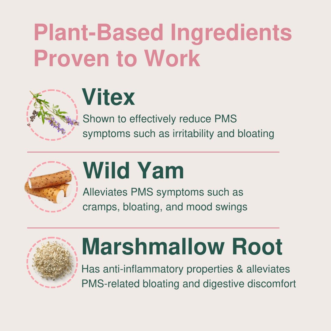 Glow Botanica | Period SOS - Real Wild Yam Cream for PMS Symptom Relief - Topical Supplement Glow BotanicaAu supplements