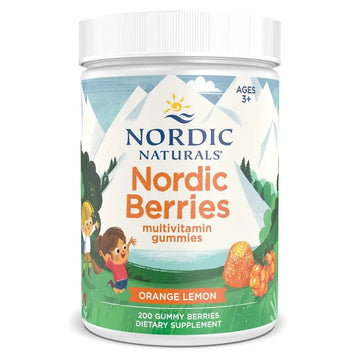 Nordic Naturals Nordic Berries, Citrus - 200 Gummy Berries - Great-Tasting Multivitamin for Ages 2+ - Growth, Development Nordic NaturalsAu supplements