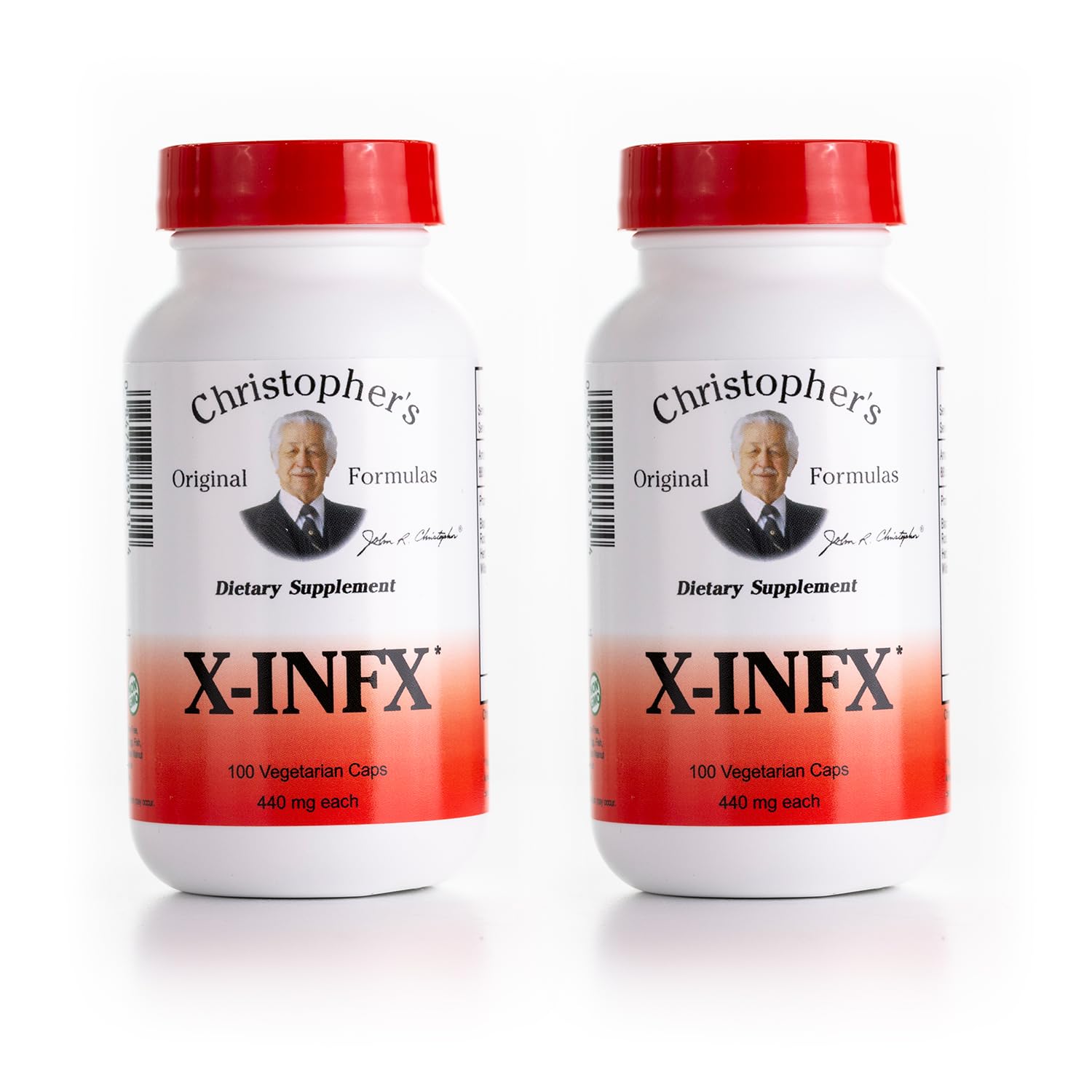 Christopher's Original Formulas X-INFX Formula, Natural Immune Support, 2 Pack, 100 Caps Each Christopher's Original FormulasAu supplements