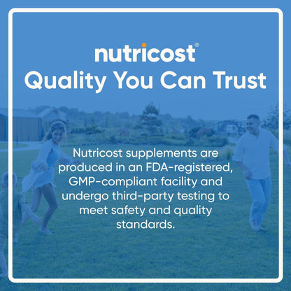 Nutricost N-Acetyl L-Cysteine (NAC) 600mg, 180 Capsules - Non-GMO, Gluten Free NutricostUS supplements