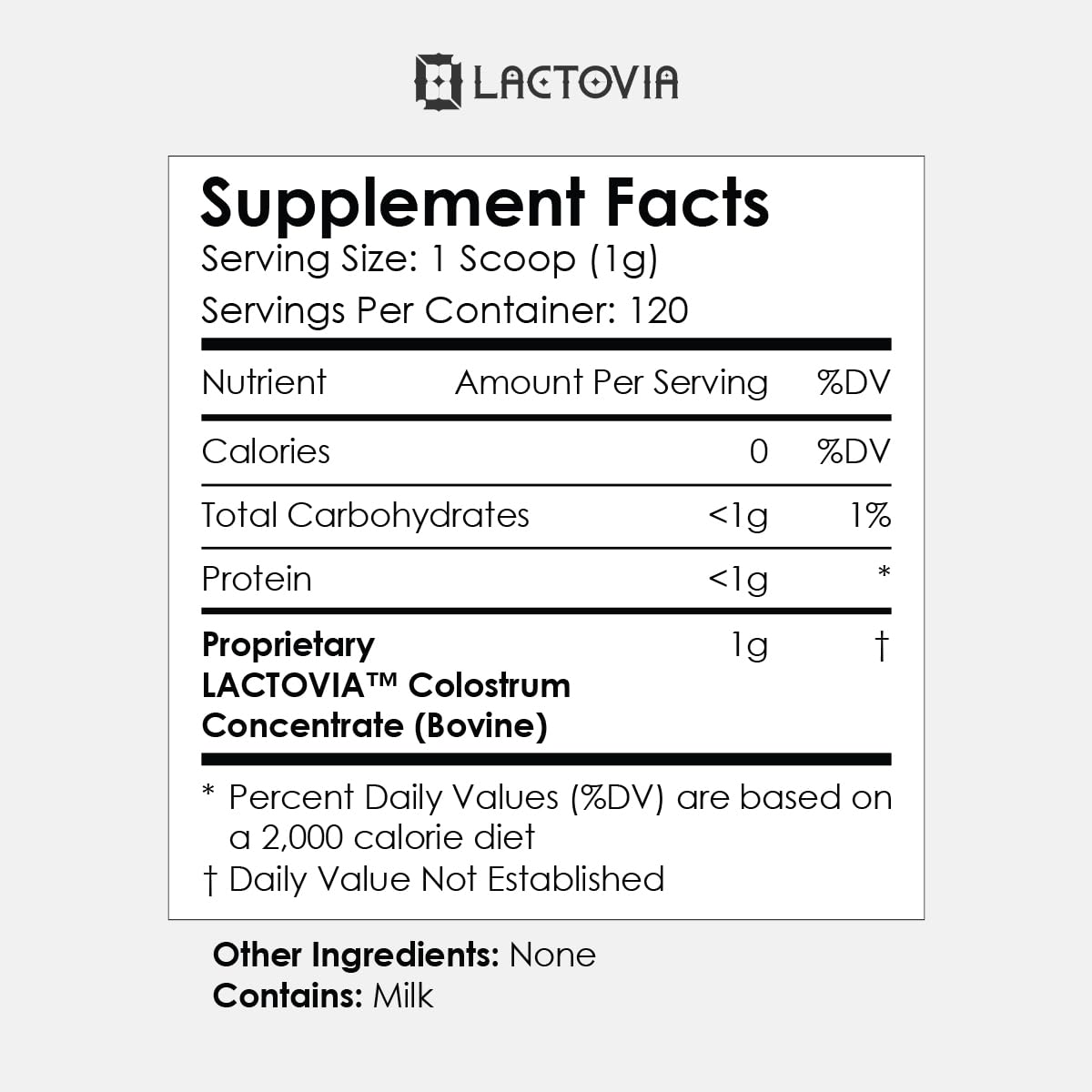 LACTOVIA Bovine Colostrum Powder | Grass-Fed Organic Colostrum Supplement | Gut & Immune Health Support | Raw, Unflavored | Keto, Gluten & Fat-Free | for Women & Men LACTOVIAAu supplements