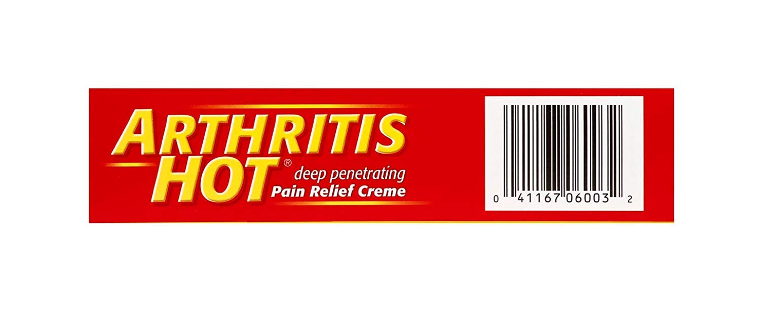 Arthritis Hot Pain Relief Creme-3, oz. Arthritis HotAu supplements