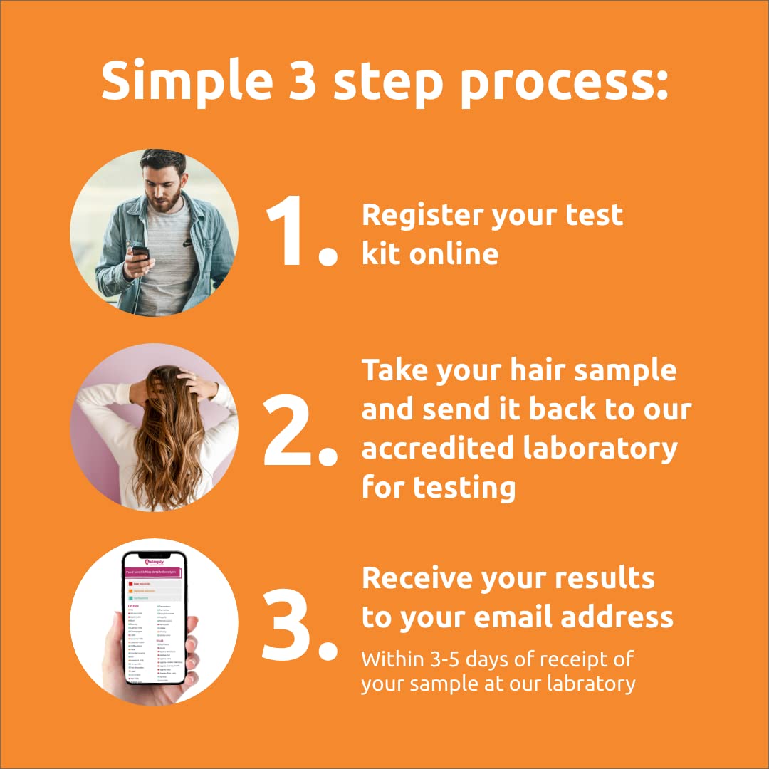 Simply Sensitivity Checks 900+ Items Food Sensitivity Test Kit for Adults – Foods & Non-Foods, Including Lactose, Gluten, Vitamins, Minerals, Gut Health & More – at-Home Food Intolerance Test Kit Simply Sensitivity ChecksAu supplements