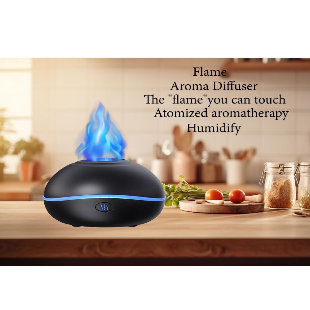 Lotnafee Colorful Flame Fire Diffuser Humidifier, Upgraded Scent Diffuser for Essential Oils Home,Office,Yoga LotnafeeAu supplements