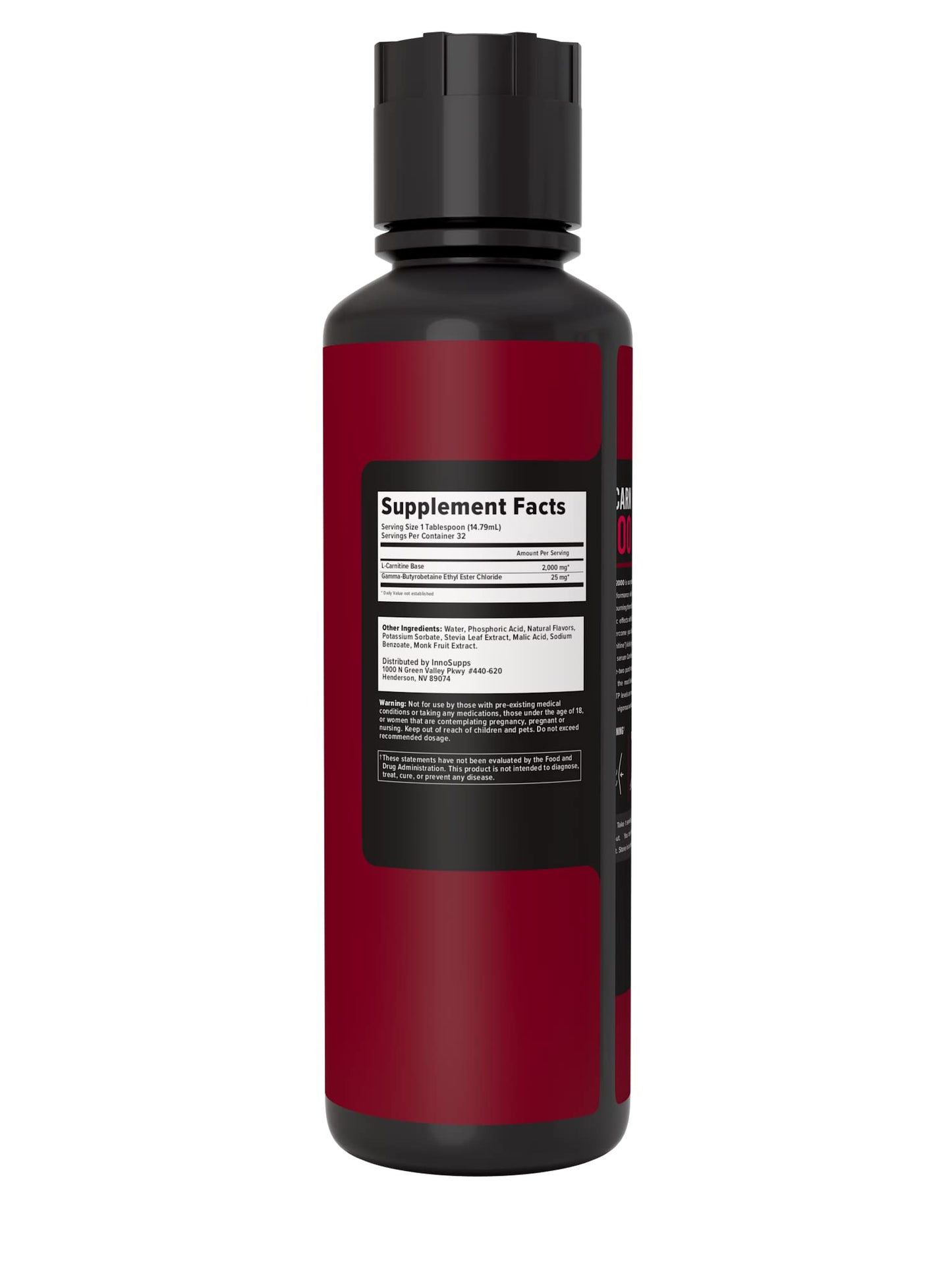 InnoSupps Volcarn 2000 - Advanced Fat Burning Liquid | L-Carnitine,GBEEC, Boost Energy InnoSuppsUS supplements