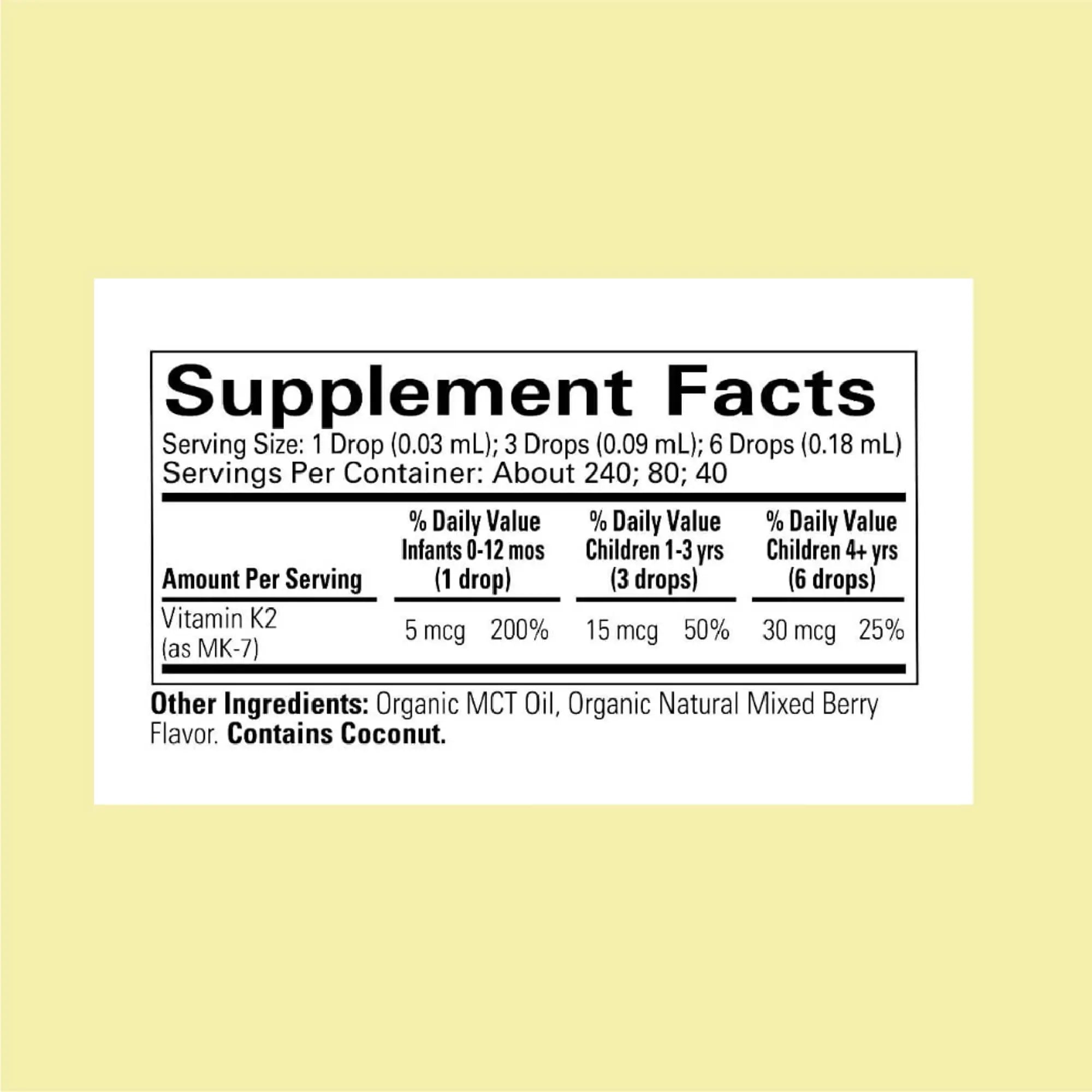 CHILDLIFE Essentials Organic Vitamin K2 Drops - Infant Toddler Baby Vitamin K, K2 Supplement, Vitamin K2 MK7, Liquid K2, Vitamin K Drops CHILDLIFE ESSENTIALSAu supplements