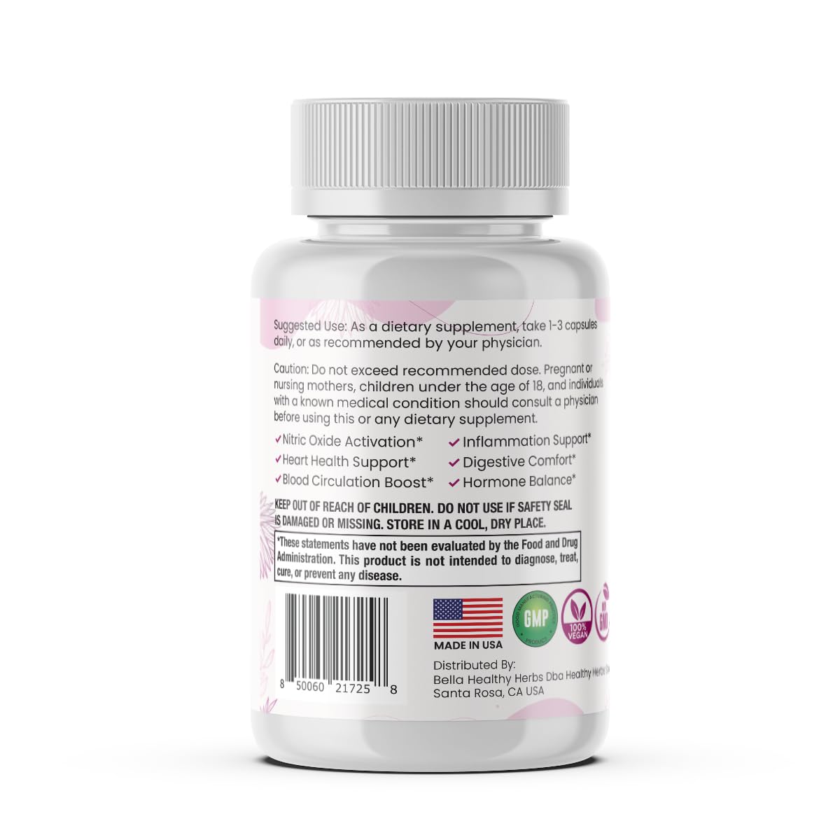 Healthy Herbs Wildcrafted Sea Moss Capsules | 1950mg BATCG-6 "Heart Complex Advanced Sea Moss Superblend | US-Made, Vegan, Non-GMO, Easy-Swallow (90 Capsules) Healthy HerbsAu supplements